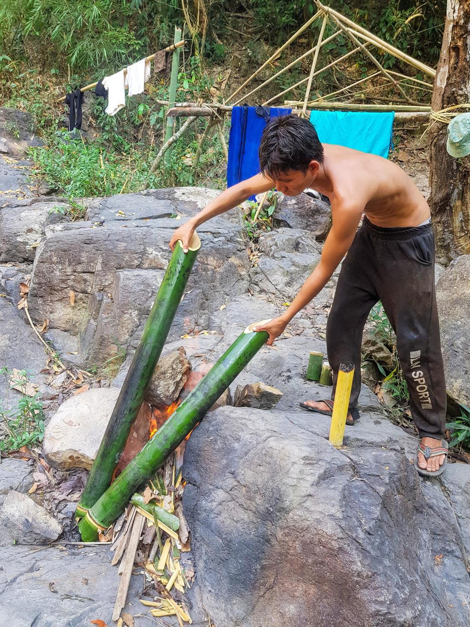 Backpacker Hostel And Jungle Trekking بانلونغ المظهر الخارجي الصورة